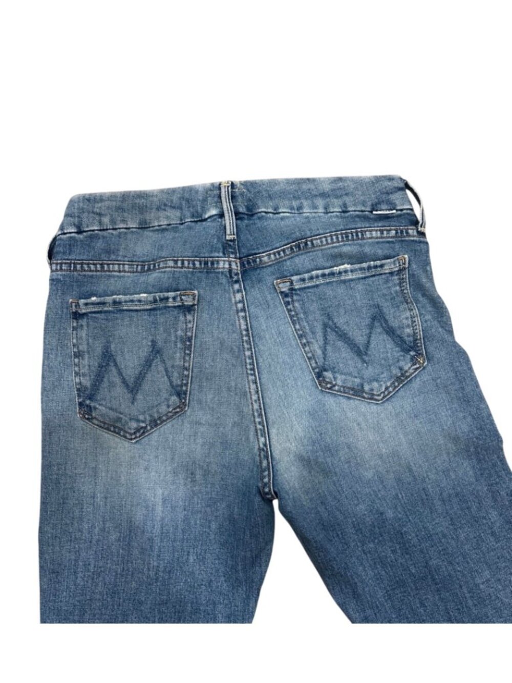 Mother Denim The Looker Ankle Step Fray Blue Jeans*Exposed Secret Sister*Size 28 - Picture 3 of 8